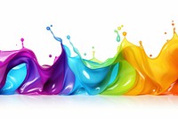 Rainbow splash backgrounds rainbow purple. AI generated Image by rawpixel.