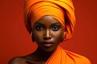 Black people portrait turban adult. AI generated Image by rawpixel.