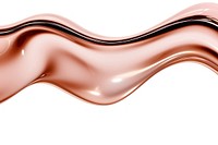 Melting liquid rosegold backgrounds white background copy space. AI generated Image by rawpixel.