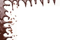 Chocolate border backgrounds dessert food. AI generated Image by rawpixel.