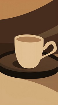 A cup coffee saucer drink mug. AI generated Image by rawpixel.