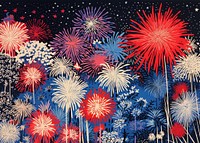 Neon fireworks art illuminated backgrounds. AI generated Image by rawpixel.