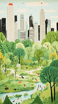 New york central park nature outdoors plant. AI generated Image by rawpixel.