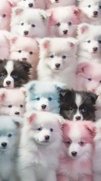 Border collie puppies mammal animal puppy. AI generated Image by rawpixel.