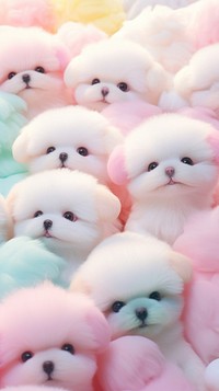 Puppies mammal animal pet. AI generated Image by rawpixel.