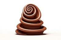 Spiral chocolate dessert food. AI generated Image by rawpixel.