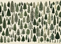 Chrsitmas trees nature plant pine. AI generated Image by rawpixel.