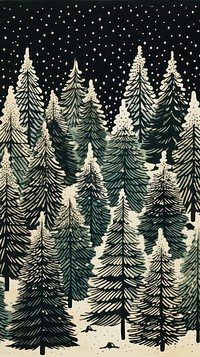 Chrsitmas trees pine christmas nature. AI generated Image by rawpixel.