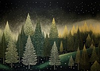 Chrsitmas trees nature christmas outdoors. AI generated Image by rawpixel.
