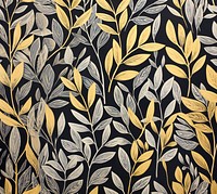 Gold and silver tropical leaves pattern nature art. AI generated Image by rawpixel.