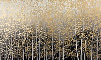 Gold and silver confetti abstract outdoors pattern. AI generated Image by rawpixel.