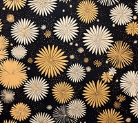 Gold and silver snow flakes pattern backgrounds accessories. AI generated Image by rawpixel.