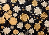 Gold and silver snow flakes pattern backgrounds accessories. AI generated Image by rawpixel.