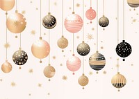 Gold silver pink cristmas baubles celebration backgrounds accessories. AI generated Image by rawpixel.