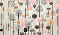 Gold silver pink cristmas baubles pattern plant art. AI generated Image by rawpixel.