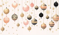 Gold silver pink cristmas baubles celebration backgrounds accessories. AI generated Image by rawpixel.