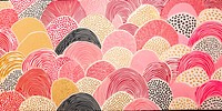 Gold pink silver candy pattern abstract backgrounds repetition. AI generated Image by rawpixel.