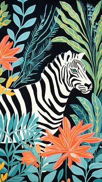 Jungle safari pattern animal mammal. AI generated Image by rawpixel.