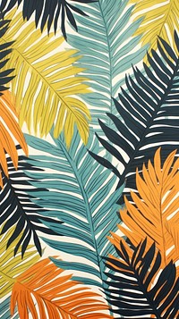 Palm leafs pattern nature plant. AI generated Image by rawpixel.
