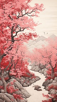 Sakura outdoors nature plant. AI generated Image by rawpixel.