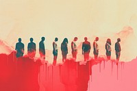 Group of people painting back art. AI generated Image by rawpixel.