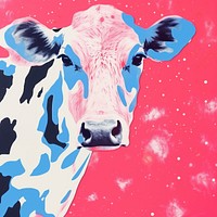 Milking cow livestock mammal animal. AI generated Image by rawpixel.