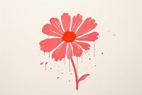 Daisy art flower plant. AI generated Image by rawpixel.
