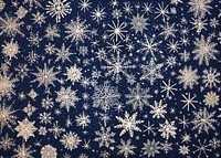 Snowflakes nature backgrounds repetition. AI generated Image by rawpixel.