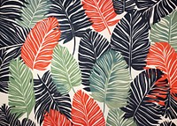 Tropical leaves pattern nature plant. AI generated Image by rawpixel.