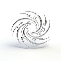 Sun silver pattern spiral. AI generated Image by rawpixel.