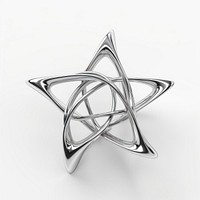 A star silver jewelry shape. AI generated Image by rawpixel.