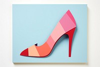 High-heeled shoe footwear creativity clothing. AI generated Image by rawpixel.