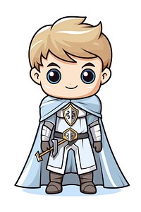 Paladin cartoon cute publication. AI generated Image by rawpixel.