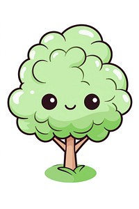 Tree cartoon drawing plant. AI generated Image by rawpixel.