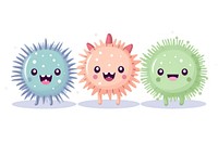 Virus cartoon animal cute. AI generated Image by rawpixel.