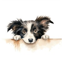 Collie mammal animal puppy. AI generated Image by rawpixel.