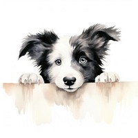 Collie mammal animal puppy. AI generated Image by rawpixel.