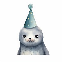 Seal cute hat representation. AI generated Image by rawpixel.