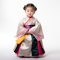 Asian baby girl tradition fashion kimono. AI generated Image by rawpixel.