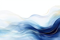 Blue ocean wave backgrounds painting pattern. 