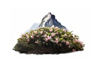 Spring flower mountain outdoors nature. AI generated Image by rawpixel.
