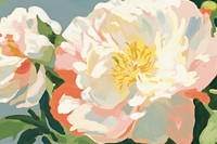 Flower painting art backgrounds. AI generated Image by rawpixel.