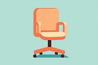 Office chair furniture armchair armrest. AI generated Image by rawpixel.