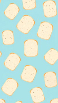 Sliced bread pattern backgrounds food. AI generated Image by rawpixel.