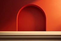 Architecture light red lighting. AI generated Image by rawpixel.