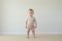 Baby front view innocence flooring. AI generated Image by rawpixel.