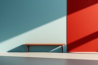 Bold colors and geometric shapes architecture furniture shadow. AI generated Image by rawpixel.