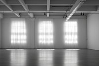 Black and white modern loft architecture flooring building. AI generated Image by rawpixel.