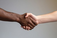 Shake hands handshake agreement greeting. AI generated Image by rawpixel.