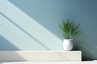 Product backdrop with podium plant vase architecture. AI generated Image by rawpixel.